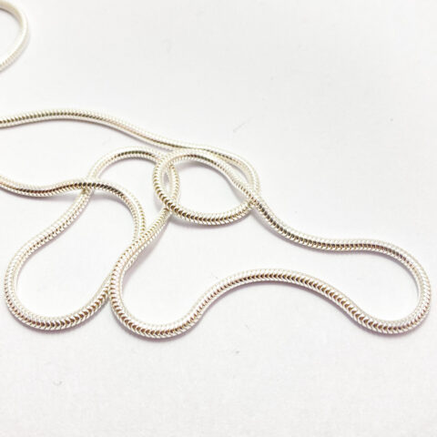 Ketting zilver (925) "Slang"