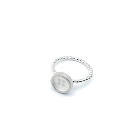 Ring zilver (925) Kleine Knoop Balletjes