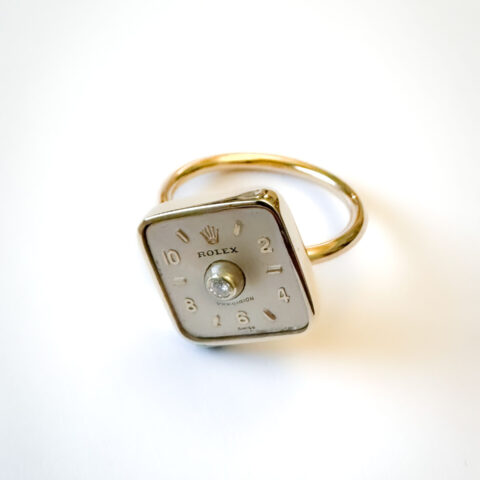 Ring goud (585) "Diamond Dial"